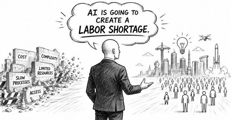 Jeff Bezos Says AI Will Create Labor Shortages. Workers Hear Something Different.