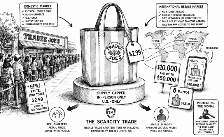 The Trader Joe’s Tote Is Becoming a Global Status Symbol