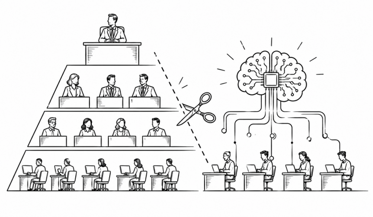 Firms Rethink Middle Management Roles in the AI Era