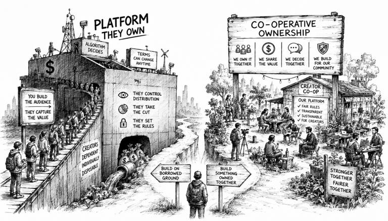 Cooperative Ownership in the Creator Economy