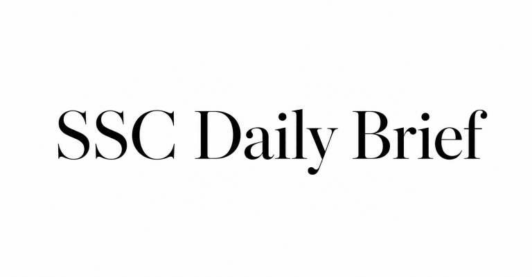 SSC Daily Brief | Monday, June 29, 2026