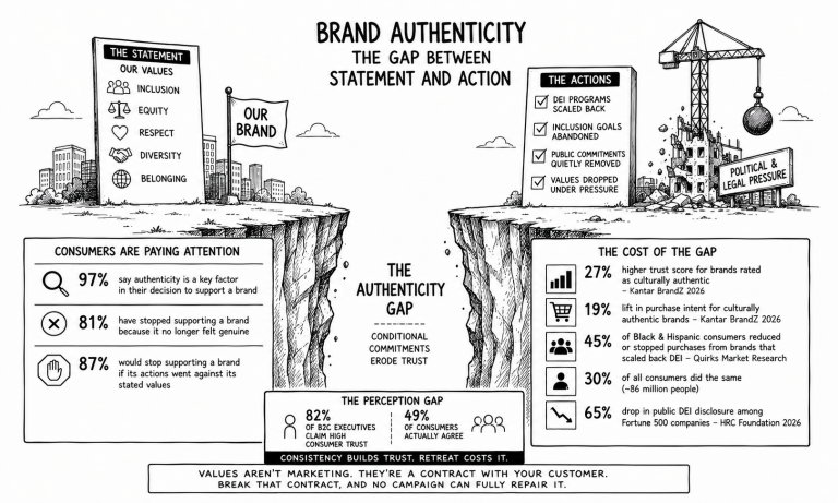 Brand Authenticity — The Gap Between Statement and Action