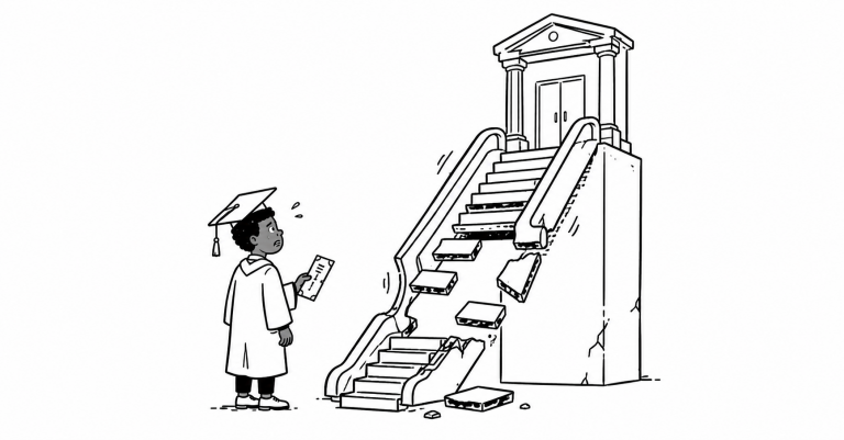 Higher Education Is Still Selling Mobility Into a Labor Market That Keeps Changing the Terms