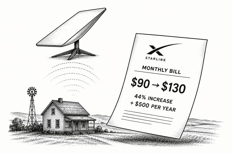 Starlink Just Went Public at $1 Trillion. Its Rural Customers Are Getting the Bill.