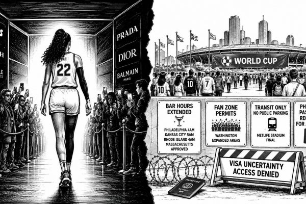 The WNBA Tunnel Is a Runway. The World Cup Host Cities Changed Their Laws for a Crowd That Isn’t Showing Up the Way They Planned.