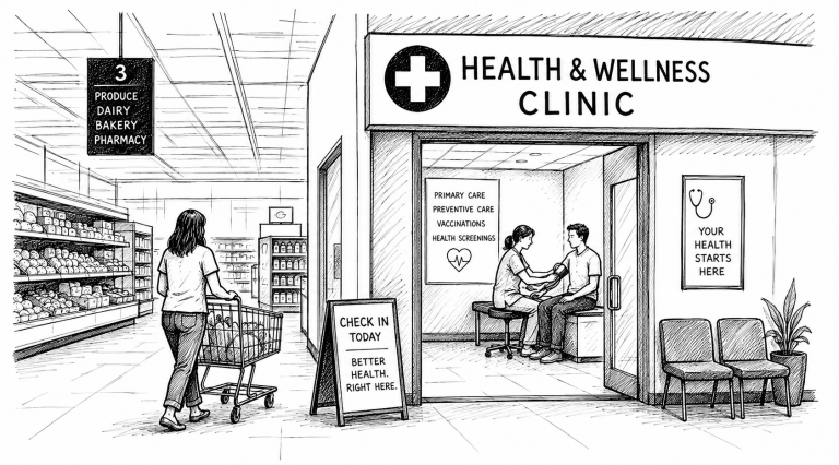 The Grocery Store Is Becoming the Doctor’s Office