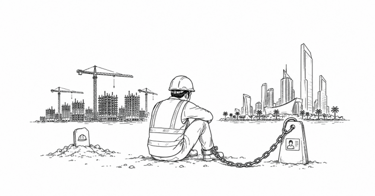 21,000 Workers Died Building Saudi Arabia’s Vision. The Cause Wasn’t the Height of the Towers. It Was a Law That Made Leaving a Crime.