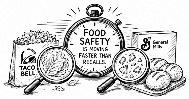 Taco Bell Pulled the Lettuce. General Mills Pulled the Bread. GreenWise Pulled the Blueberries. Food Safety Doesn’t Move at the Same Speed.