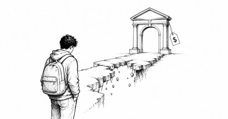 Young Men Are Walking Away From College. A New Survey Reveals the System Pushed Them Out Long Before They Left.