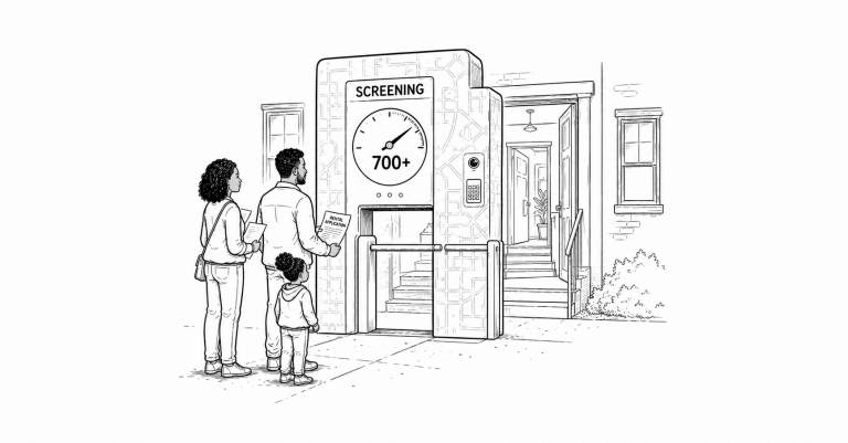 Neutral Screening, Racialized Outcomes: How Algorithms Reproduce Housing Segregation