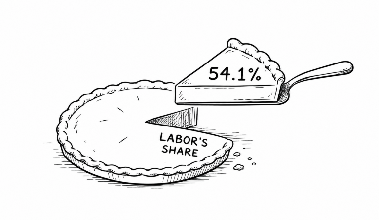 Labor’s Share of Income Keeps Falling Even as the Economy Grows