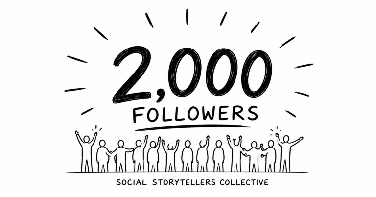 Social Storytellers Collective Just Hit 2,000 LinkedIn Followers — and Nearly Doubled Our Follower Conversion Rate