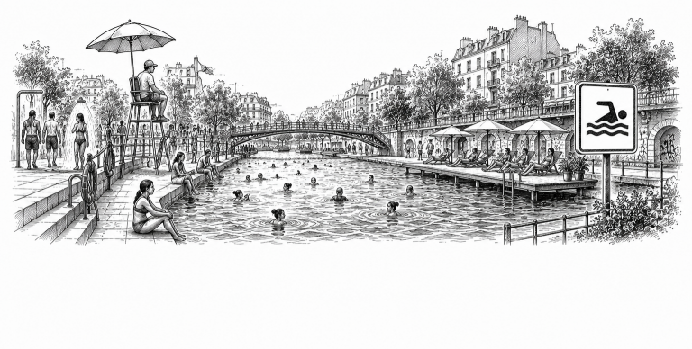 Paris Is Turning Heat Adaptation Into Public Swimming Access
