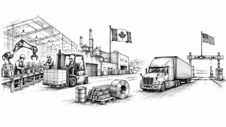 Canada’s Factory Rebound Is Still Being Governed by U.S. Trade Pressure