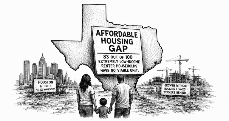 Texas Has Only 17 Affordable Homes for Every 100 Extremely Low-Income Households