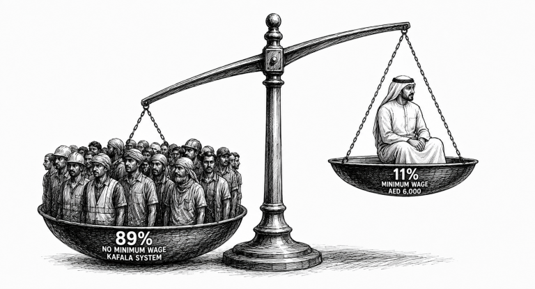 The UAE Set a Minimum Wage for Its Own Citizens. The Migrant Workers Who Outnumber Them 9-to-1 Are Still Outside It.