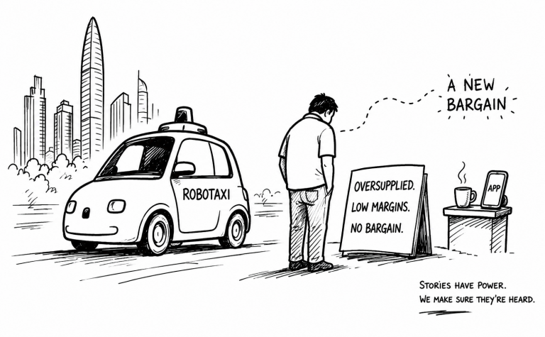 Shenzhen’s Robotaxis Are Arriving Before Drivers Have a New Bargain