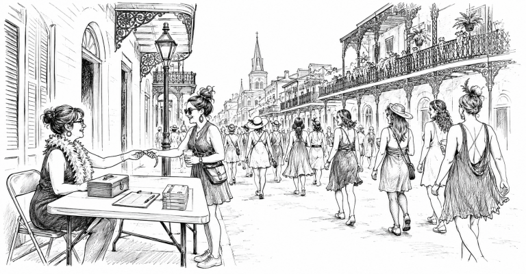 New Orleans Has This Argument Every August. The Red Dress Run’s Collection Model Is Why.