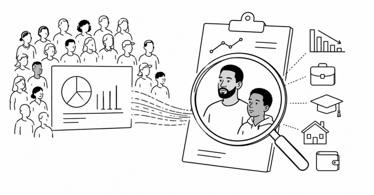 The Numbers on Black Men Have Been Hiding in the Average. A New Report Pulls Them Out.