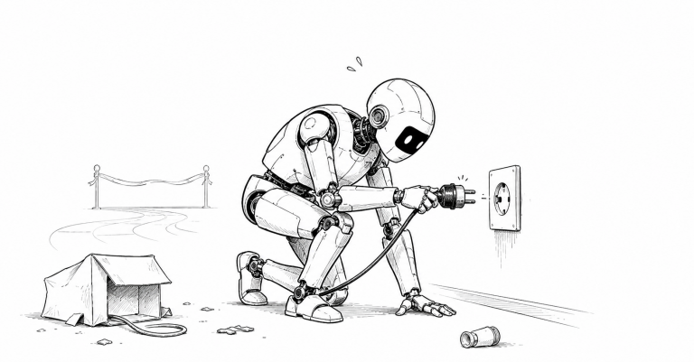 China’s Robots Can Beat Human Sprint Records. Plugging In a Cable Is the Real Test.