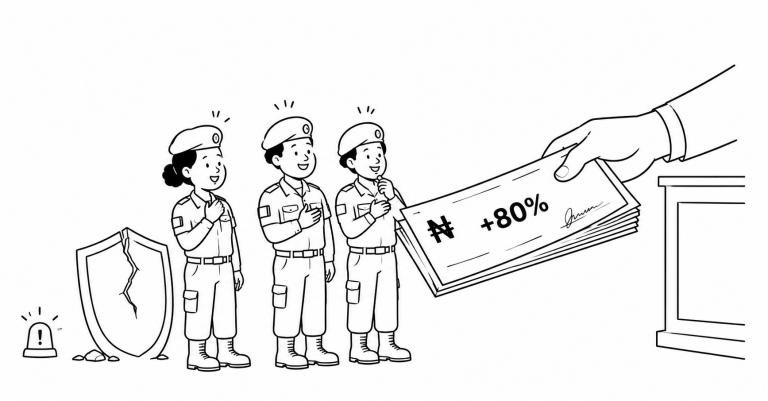 Nigeria Raised Military Pay by 80 Percent. Security Spending Is Becoming Labor Policy.