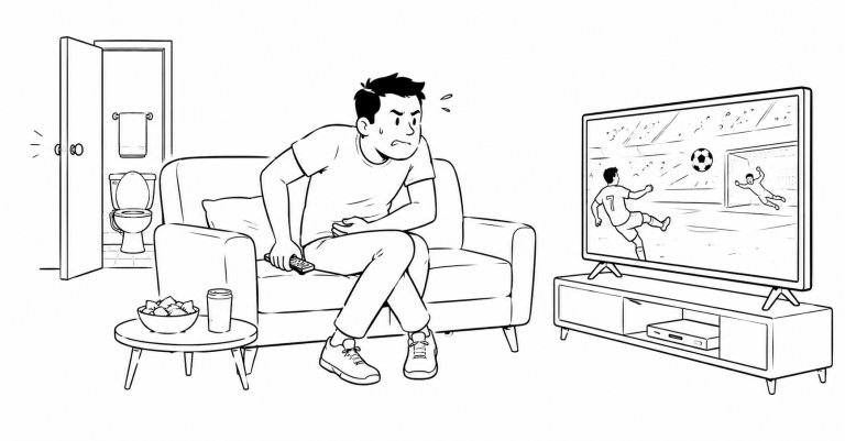 73 Percent of Men Say They’ll Hold It for the Game. That’s Not a Sports Story.