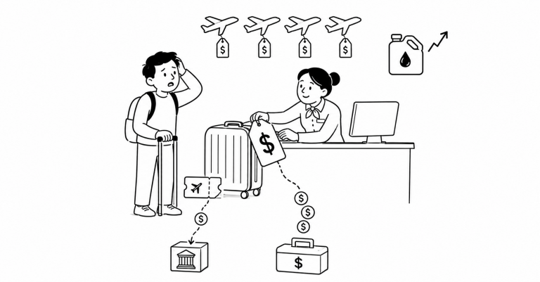 Four Airlines Raised Checked Bag Fees in Two Weeks. The Tax Code Explains Why They Do It This Way.
