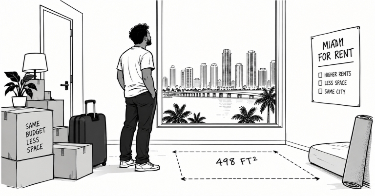 Miami’s Housing Crisis Is Turning Square Footage Into a Measure of Economic Access