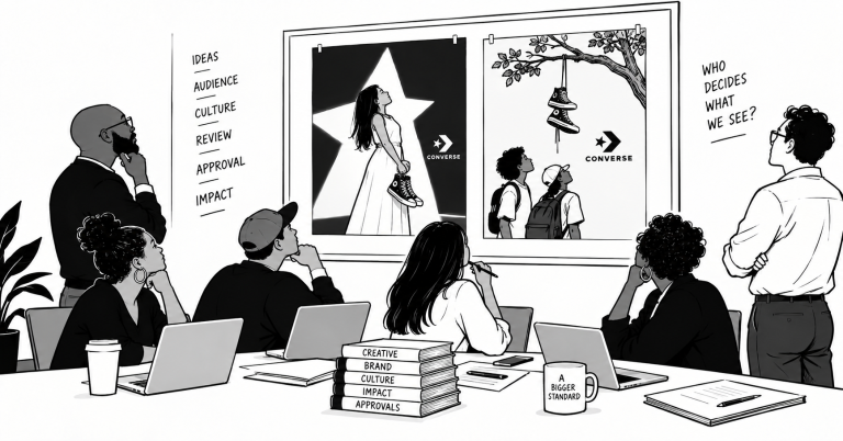 The Hood, the Tree, and the Approval Chain: What the Converse Ad Reveals About Who Decides