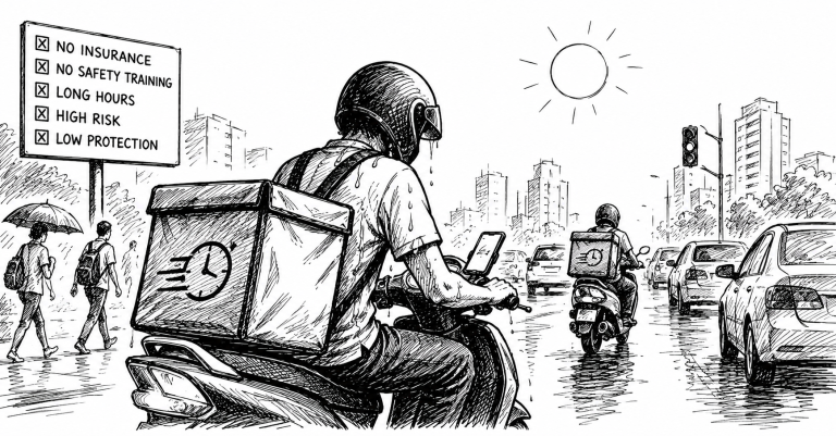 India’s Gig Economy Has Made the Road a Workplace Without Giving Workers Workplace Protections