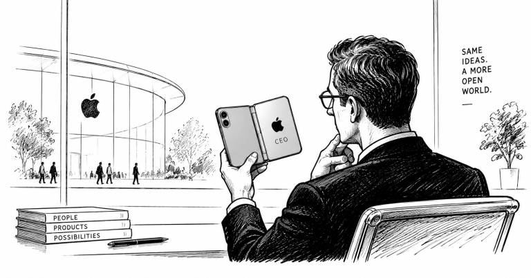 Eight Days In, Apple’s New CEO Put His Name on a Hinge